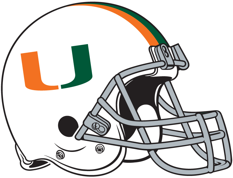 Miami Hurricanes 1977 Helmet Logo diy DTF decal sticker